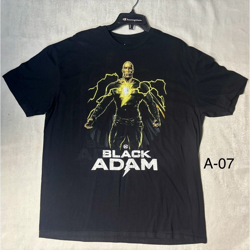 Black Adam Dwayne Johnson  The Rock Graphic Tee-Shirt Size XL